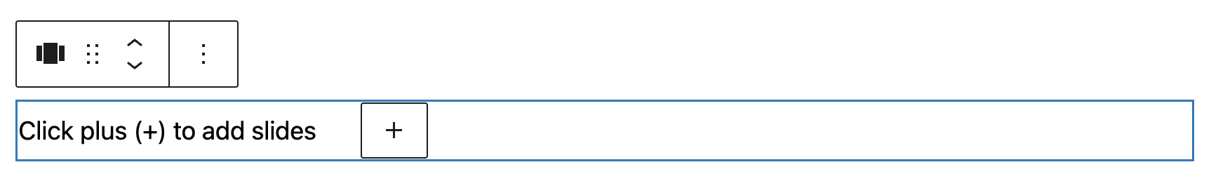 Add the carousel block