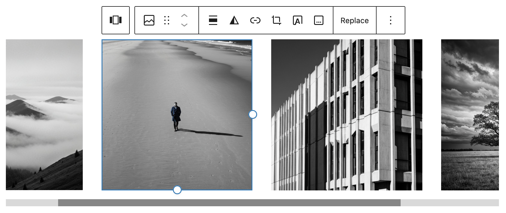 Preview slides in the editor